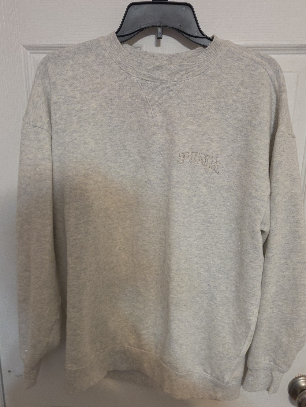PINK Victoria's Secret Heather Gray Crewneck Sweatshirt